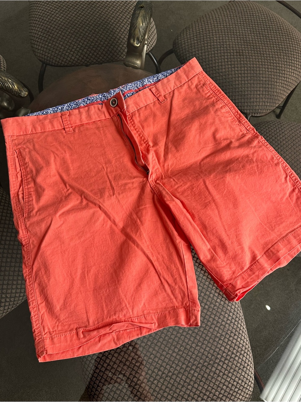 Tailorbyrd Coral Flat Front Men's Shorts